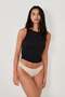 Microfibre and Lace Briefs - 4
