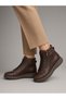 Kemal Aygün-Mammamia Women's Leather Boots |   Lace-Up, External Zipper, Soft Sole - 6