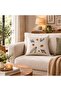 Punch Throw Pillow Cover,Embroidered Throw Pillow,Decorative Pillow Cover,2-Piece Throw Pillow Set, Bohemian Throw Pillow Cover. - 8