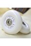 Kids Drift Scooter Replacement Wheel with Bearing, White Rubber Wheel for Drift Trike Ride-On Toy, 2 Piece - 7