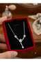 Stone 5 Leaf Pendant - 2