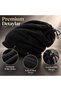 Unisex Polar Fleece Neck Warmer 2-in-1 Adjustable Drawstring Warm Winter Black Daily Comfort - 4