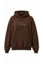 Women's Stoned Hooded Oversize Three-Thread Fleece Sweatshirt - 2