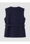 Two Mt Shop Quality Lcw Vision Navy Blue Plain Women's Vest - 6