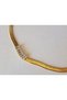 Baguette Zircon Stone Italian Chain Necklace - 3