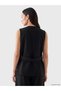Two Mt Shop Quality Lcw Studio Black Plain Women's Classic Vest - 4