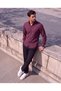 Men's standard fit gabardine fabric long sleeve shirt - 4