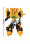 Transfor-Mer Toy, 2-in-1 Transformable Robot and Tira, Movable Metal Chest Action Figure - 3