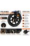 16 Inch E-Bike Front Drum Brake Assembly, Mechanical Front Wheel Brake with Shoes & Springs, Replacement Part for Electric Bicycle - 8