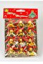 3-Piece Christmas Tree Ornament Set 12-Piece Gold Pine Tree Balls 12-Piece Pine Tree Bells 10-Meter Fairy Led Light - 6