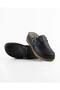 Women's Sabo - Black Faux Leather Slippers - Comfortable Supportive Structure, Soft Sole, Suitable for Daily Use