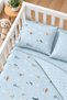 Airplane 100% Cotton Ranforce Baby Duvet Cover Set - 2