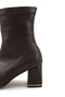 Women's Pointed Toe Heeled Boots - 5