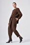 Tunic Shalwar Double Set 1071 Brown - 4