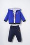 Baby Boy Printed Set 6-36 Months Blue