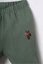 Baby Boy Embroidered Green Cardigan Tracksuit Set 6-36 Months Green - 5