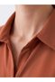 Peak New Season Brown Satin Women's Shirt - 4