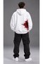 I’M Fine Printed Oversize Unisex Hooded Sweatshirt - 3