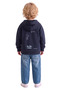Baby Boy Start Zippered Cardigan 1-4 Years Old Navy Blue - 2