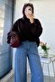 Premium Lyocell Denim Palazzo Trousers - Blue - 5