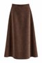 Women's Skirt Jacket Suit Suede Fabric - 3
