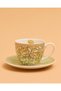 Multicolour Floral Cup And Saucer 9.1oz - 2