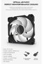 DH240D 240mm ARGB Liquid Cooler, Magnetic Display, 280W TDP, 2000RPM,59.1 CFM, Intel 17xx & AM5, Black - 6