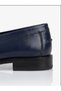 Genuine Leather Navy Blue Men's Classic Soft Waterproof Loafer Casual Shoes - 3
