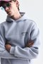 Oversize Washed Hooded Sweatshirt - 4