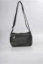 Washable Leather Crossbody Shoulder Bag Multi-Compartment Soft Textured Stylish Daily Bag Black 18171 - 6