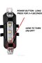 USB Rechargeable Bicycle LED Safety Light, 15 Lumens Bike Tail & Warning Light with 4 Lighting Modes, Waterproof, Quick Mount Rubber Strap for Night Cycling, Road & Mountain Bikes – Red/White - 3