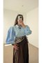 Balon Sleeve Shirt - 24135 - Baby Blue - 3