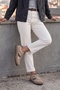 Women's Multi-Piece Suede Textured Retro Sole Lace-Up Casual Sneaker Mavel Beige Suede - 4
