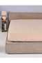 Beige 4 Piece Floral Printed Comforter Set (King Size) - 8