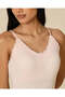 Women Cream Plain Padded V Neck Cami Top - 4