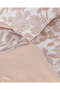 Beige 3 Piece Floral Printed Comforter Set (Twin Size) - 7