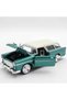 1955 Chevy Bel Air Nomad Green 1/24 Metal Model Car - 2