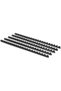 RAYSON Plastic Binding Combs, 21-Ring, 10mm, 55-Sheet Capacity, A4, Black