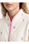 Uzg Store's Women's Plush Pajama Top with Embroidered High Collar for Style Enthusiasts - 4