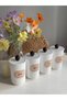 4-Pack 900ml Acrylic (Plastic) Vacuum Jar with Wooden Handle for Turkish Coffee -Nescoffe- Granulated Coffee -Ground Coffee Jar White Storage Container - 4