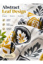 Bedsheet Set, Abstract Leaf Pattern, 100% Cotton, 125 GSM - 3