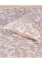Beige 3 Piece Floral Printed Comforter Set (Twin Size) - 6