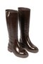 Zrne-C03 Premium Brown Patent Leather Orthopedic Women's Boots - 3
