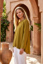 Basic Knitwear Rayon Tunic 902 Olive Green - 2