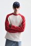 Color Blocked Textured Sweatshirt - 3