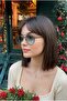 Suveybe Unisex Damla Ultra Light Khaki Green Sunglasses with Uv400 Filter - 3
