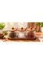 Confetto Jar Set with Wooden Stand 3-Piece - 2