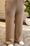 6653 - Stylish Comfortable Loose Viscose Soft Modal Fabric Peach Fabric Garnished Zippered Hooded Women's Set - 7