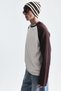 Color Blocked Textured Sweatshirt - 4