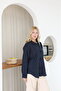 Women's Chinese Buttoned Trendy Basic Stylish Casual Shirt Suitable for Hijab - 5